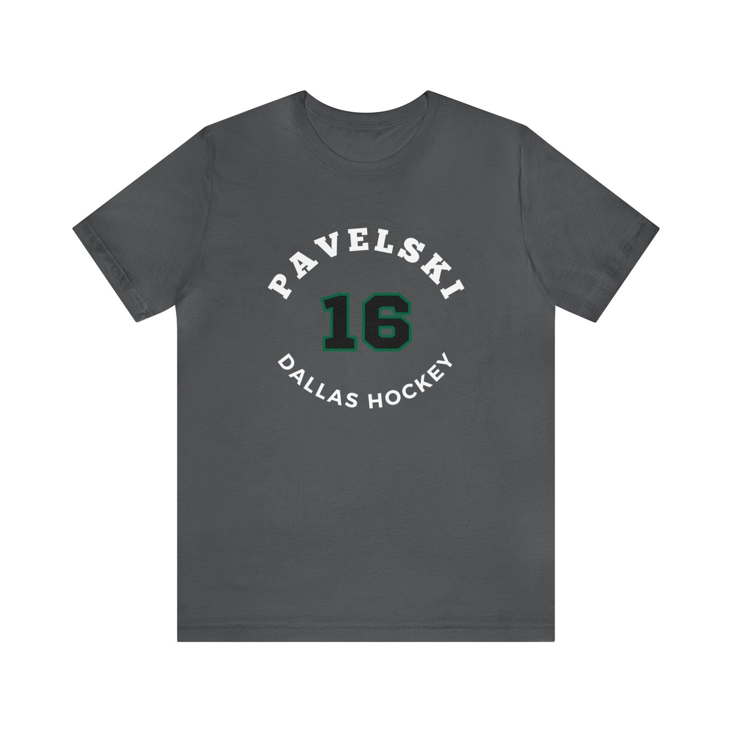 Pavelski 16 Dallas Hockey Number Arch Design Unisex T-Shirt