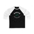 Seguin 91 Dallas Hockey Number Arch Design Unisex Tri-Blend 3/4 Sleeve Raglan Baseball Shirt