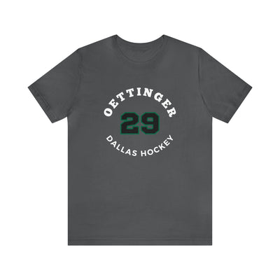 Oettinger 29 Dallas Hockey Number Arch Design Unisex T-Shirt