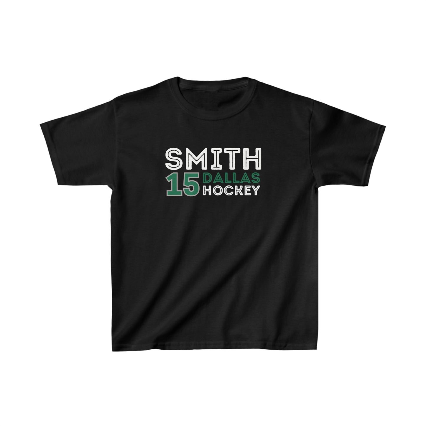 Smith 15 Dallas Hockey Grafitti Wall Design Kids Tee