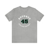 Bourque 45 Dallas Hockey Number Arch Design Unisex T-Shirt