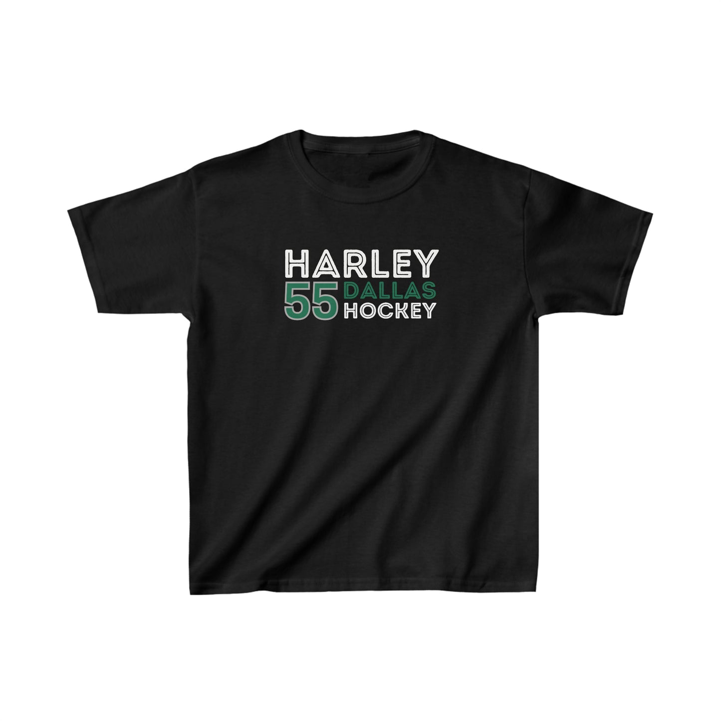 Harley 55 Dallas Hockey Grafitti Wall Design Kids Tee