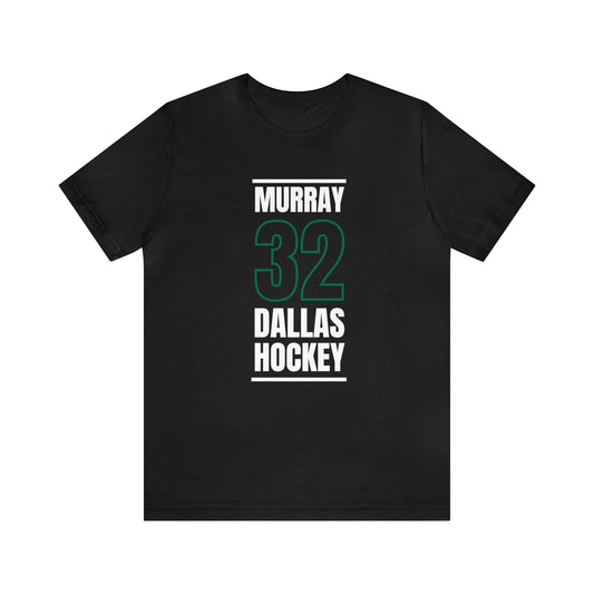 Murray 32 Dallas Hockey Black Vertical Design Unisex T-Shirt