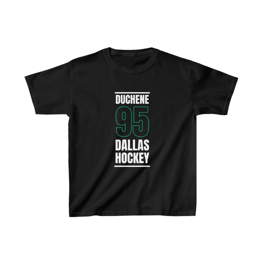 Duchene 95 Dallas Hockey Black Vertical Design Kids Tee