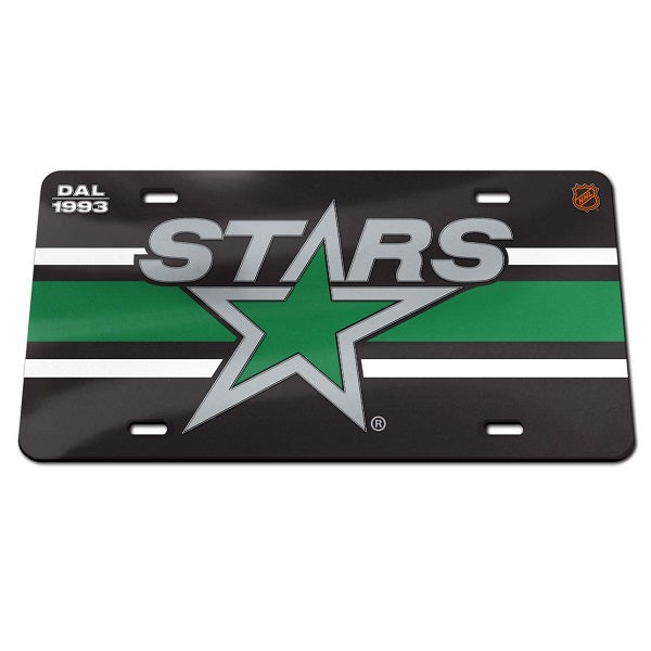 Dallas Stars Special Edition Acrylic License Plate