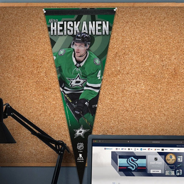 Dallas Stars Miro Heiskanen Premium Vertical Pennant