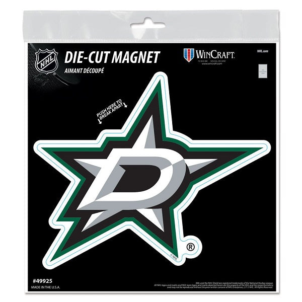 Dallas Stars Die-Cut Outdoor Magnet, 6x6 Inch