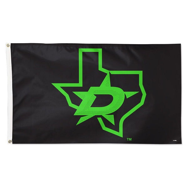 Dallas Stars Neon Deluxe Flag, 3x5 Feet