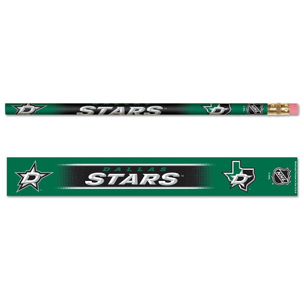 Dallas Stars Wooden Team Logo Pencils, 6 Pack