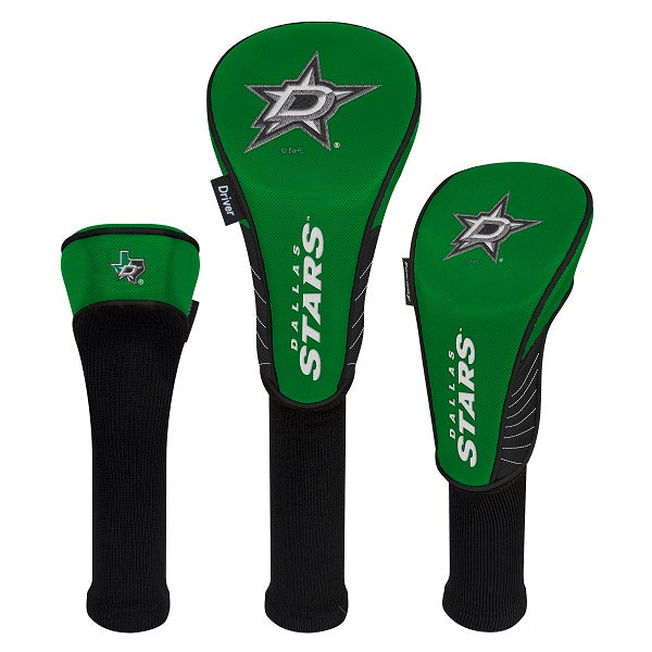 Dallas Stars Golf Club Headcovers, Set of 3