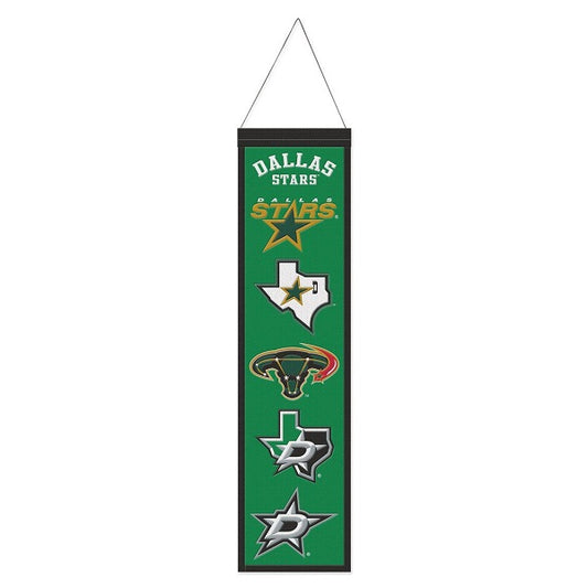 Dallas Stars Wool Banner, 8x32"