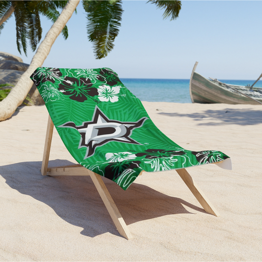 Dallas Stars Hawaiian Floral Pool Beach Towel