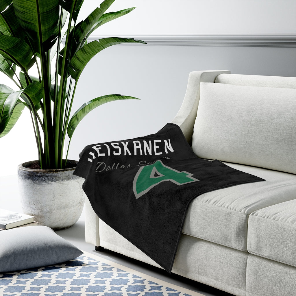 Heiskanen 4 Dallas Stars Velveteen Plush Blanket