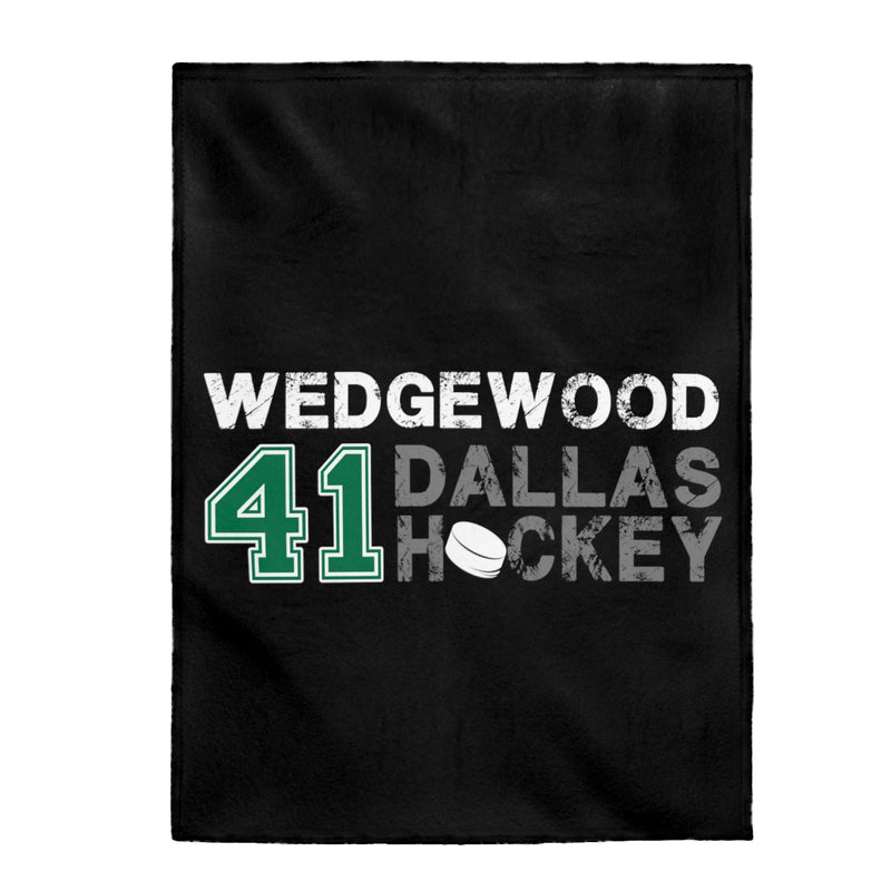 Wedgewood 41 Dallas Hockey Velveteen Plush Blanket