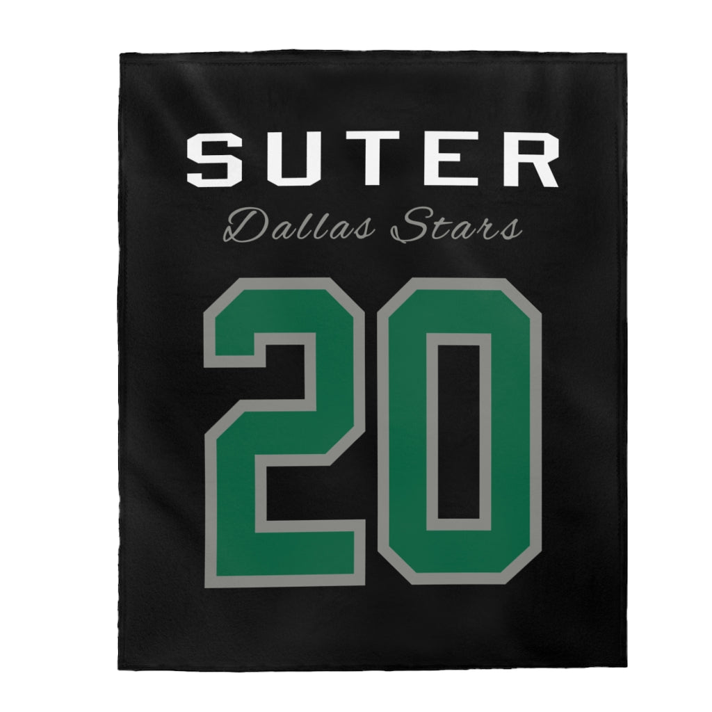 Suter 20 Dallas Stars Velveteen Plush Blanket