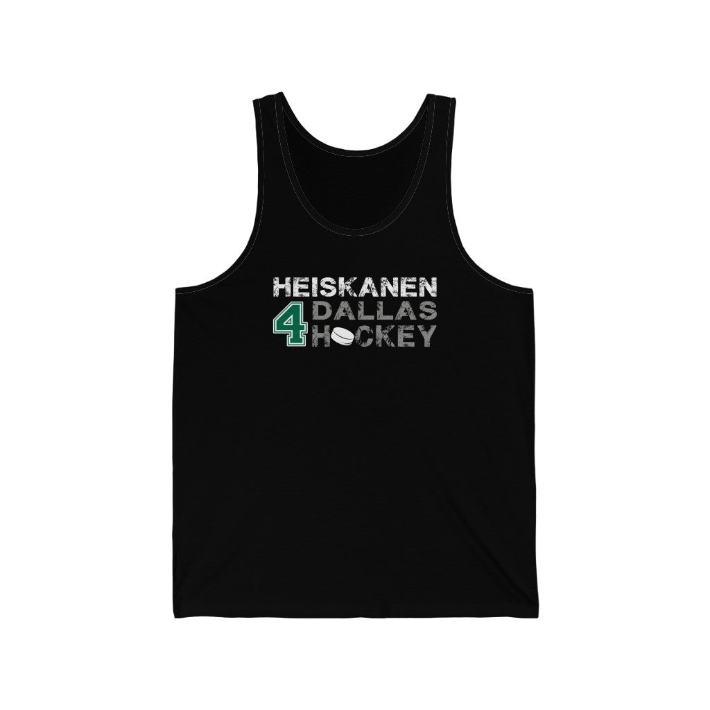 Heiskanen 4 Dallas Hockey Unisex Jersey Tank Top