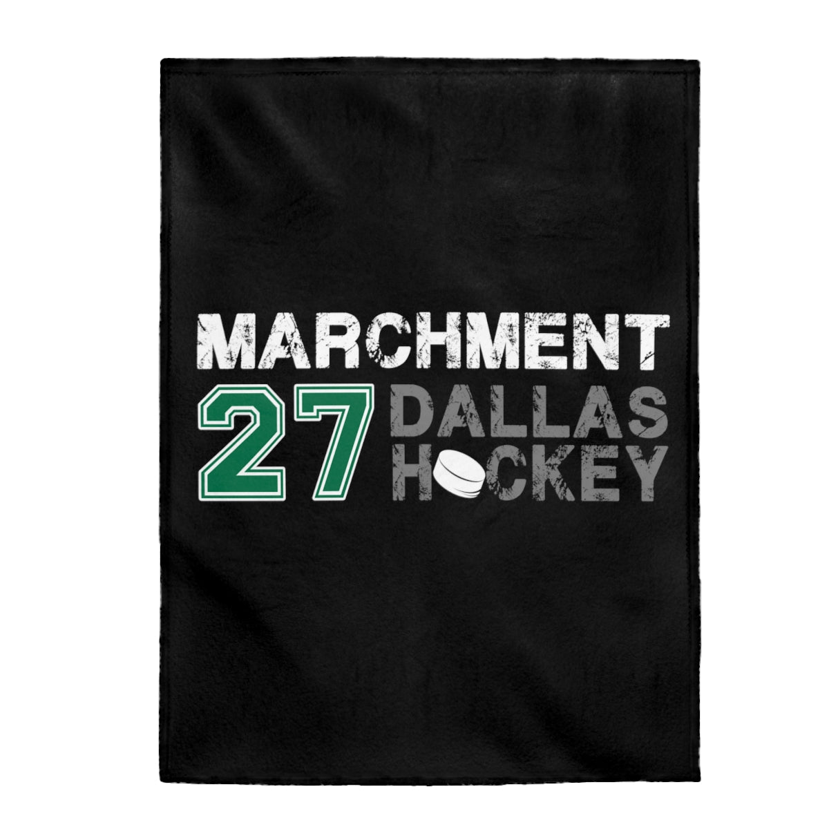 Marchment 27 Dallas Hockey Velveteen Plush Blanket