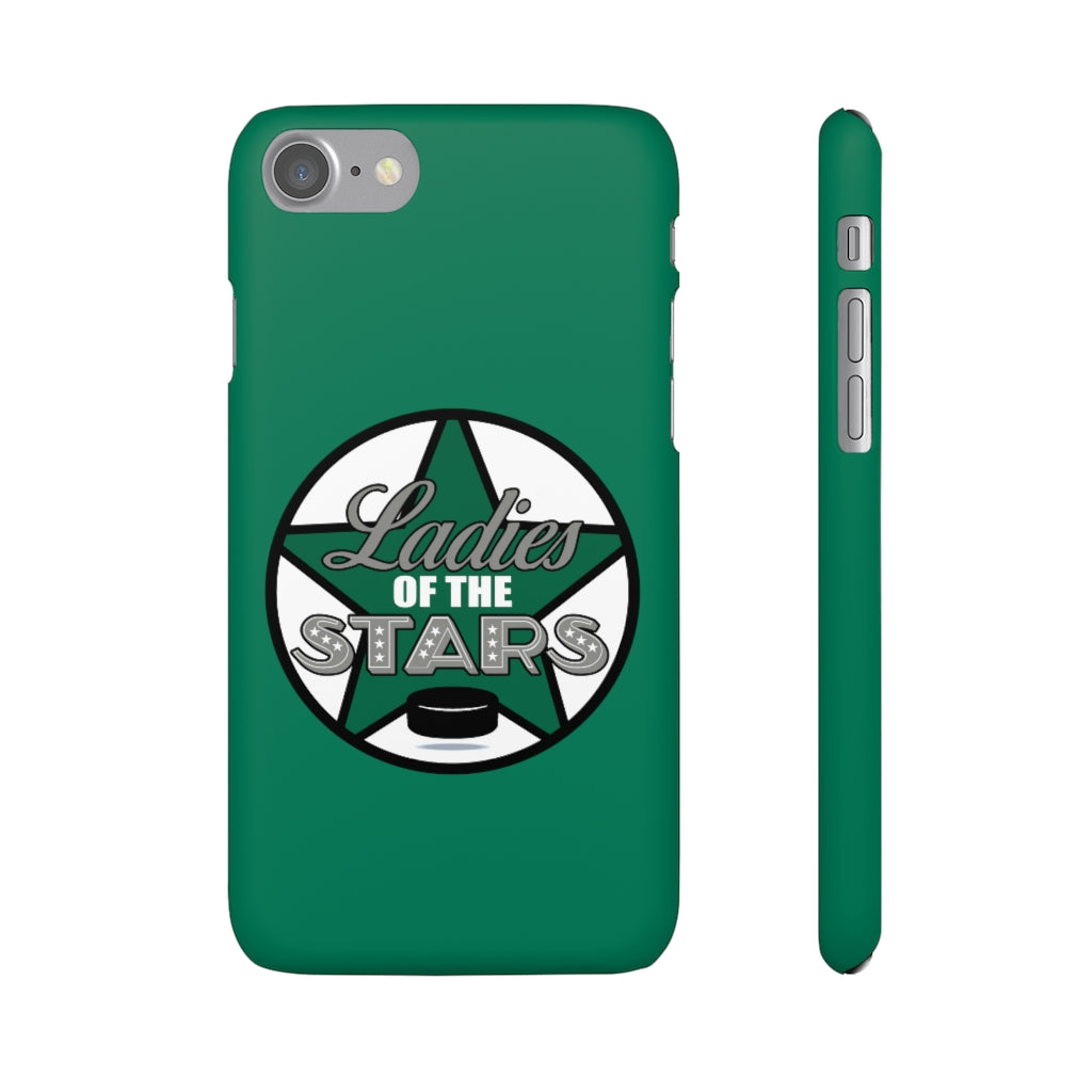 Ladies Of The Stars Snap Phone Cases In Victory Green