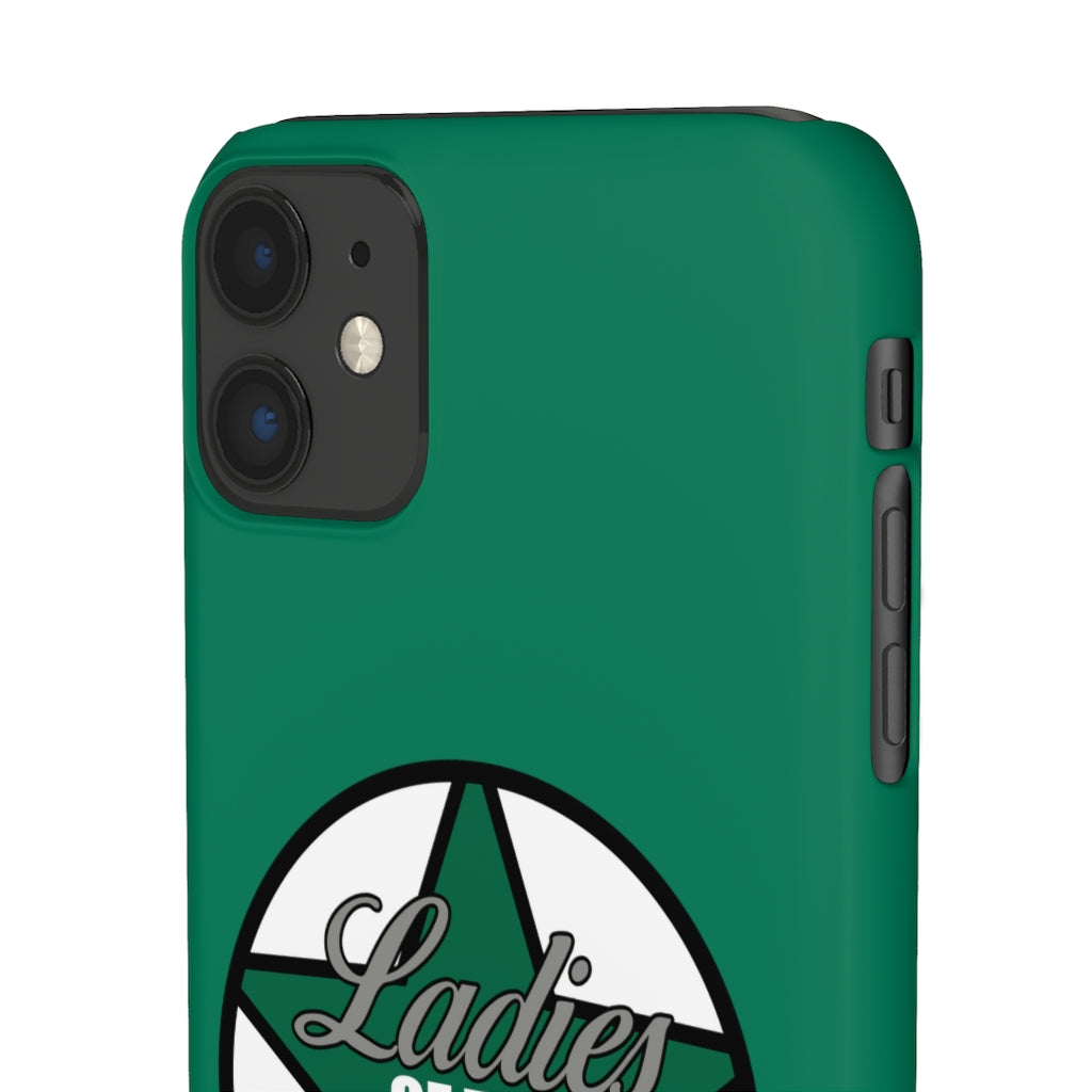 Ladies Of The Stars Snap Phone Cases In Victory Green