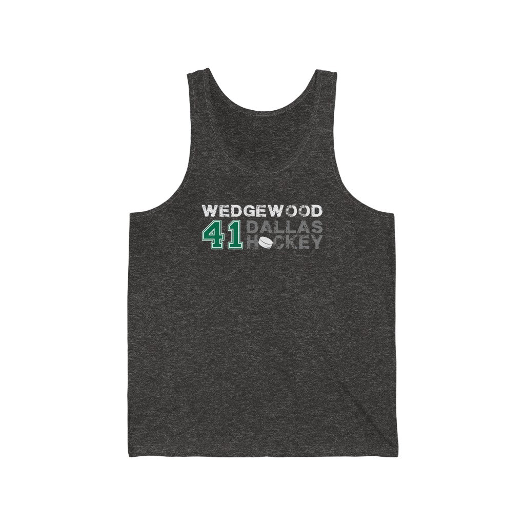 Wedgewood 41 Dallas Hockey Unisex Jersey Tank Top