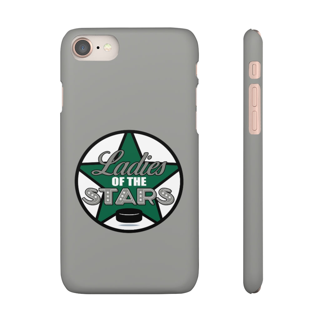 Ladies Of The Stars Snap Phone Cases In Silver