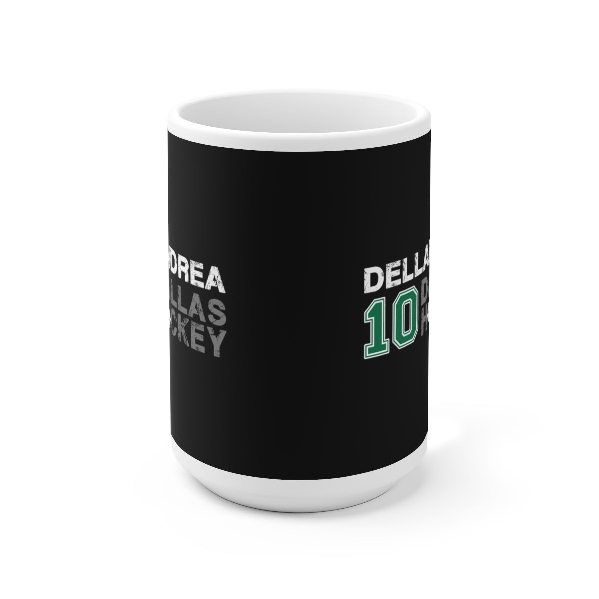 Dellandrea 10 Dallas Hockey Ceramic Coffee Mug In Black, 15oz