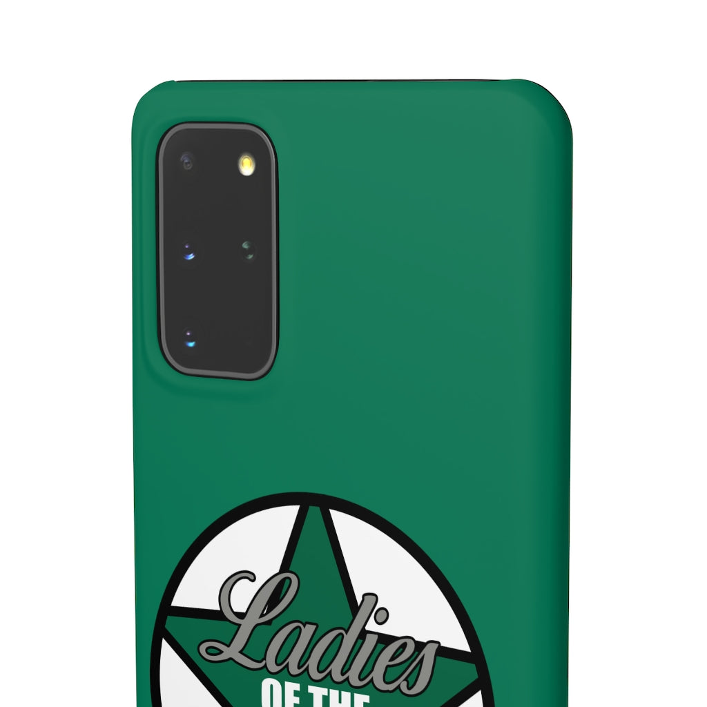 Ladies Of The Stars Snap Phone Cases In Victory Green