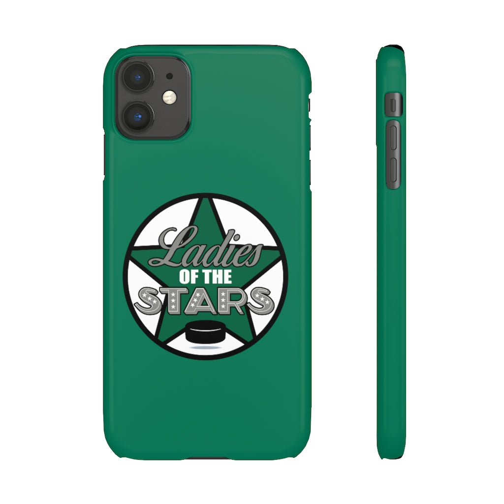 Ladies Of The Stars Snap Phone Cases In Victory Green