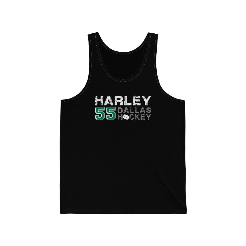 Harley 55 Dallas Hockey Unisex Jersey Tank Top