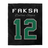 Faksa 12 Dallas Stars Velveteen Plush Blanket