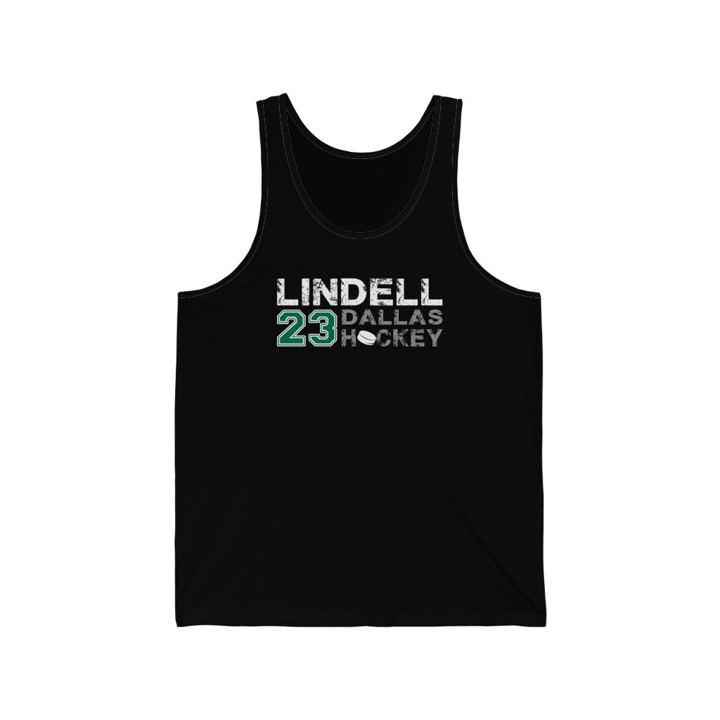 Lindell 23 Dallas Hockey Unisex Jersey Tank Top