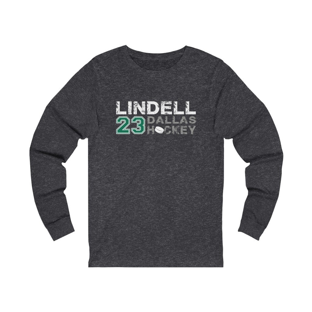 Lindell 23 Dallas Hockey Unisex Jersey Long Sleeve Shirt