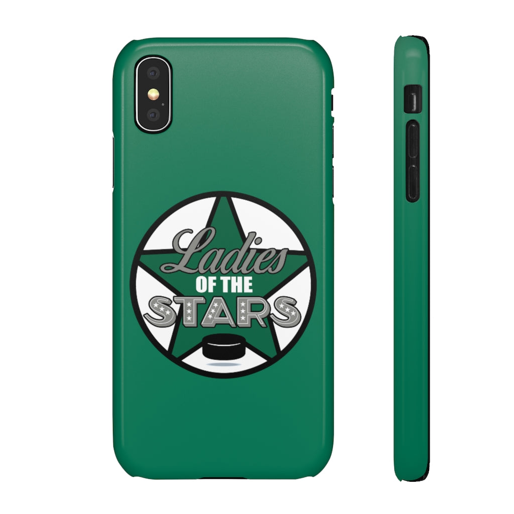 Ladies Of The Stars Snap Phone Cases In Victory Green