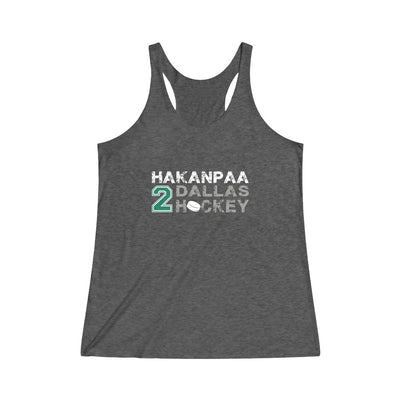 Hakanpaa Dallas Hockey Women's Tri-Blend Racerback Tank Top