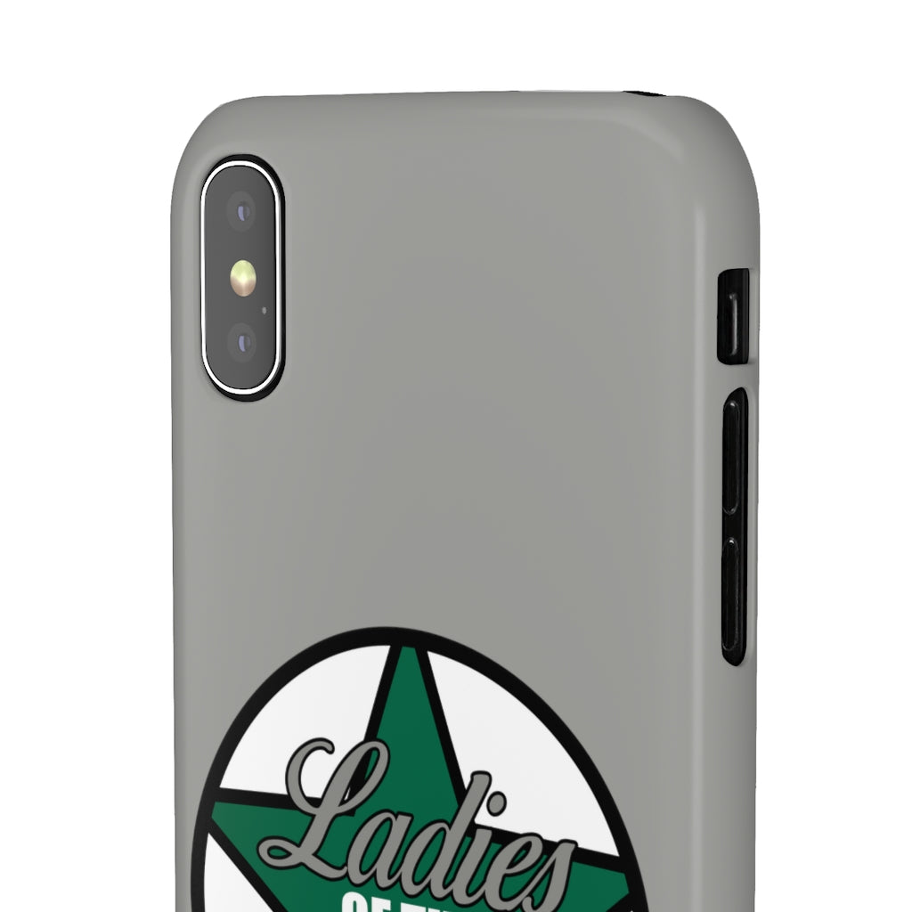 Ladies Of The Stars Snap Phone Cases In Silver