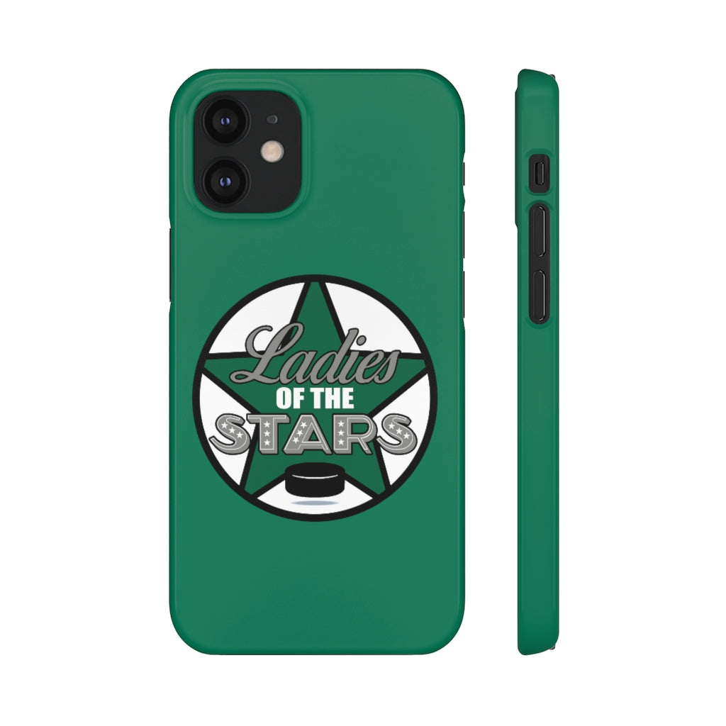 Ladies Of The Stars Snap Phone Cases In Victory Green