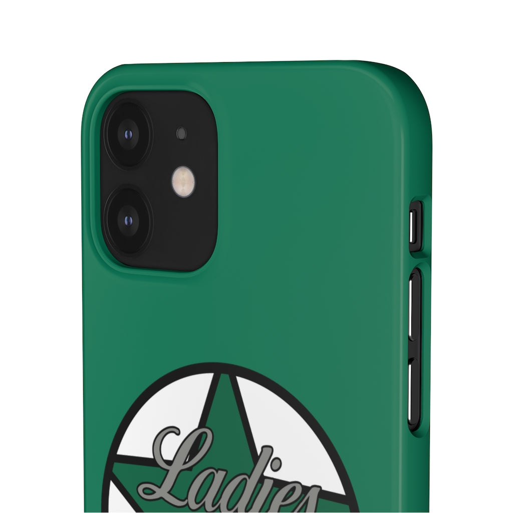 Ladies Of The Stars Snap Phone Cases In Victory Green