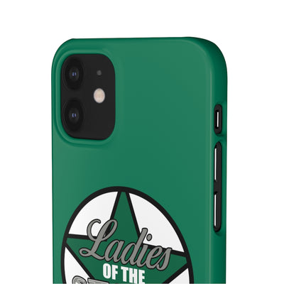 Ladies Of The Stars Snap Phone Cases In Victory Green