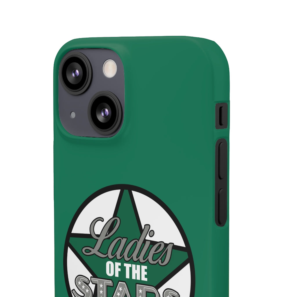 Ladies Of The Stars Snap Phone Cases In Victory Green