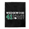 Wedgewood 41 Dallas Hockey Velveteen Plush Blanket