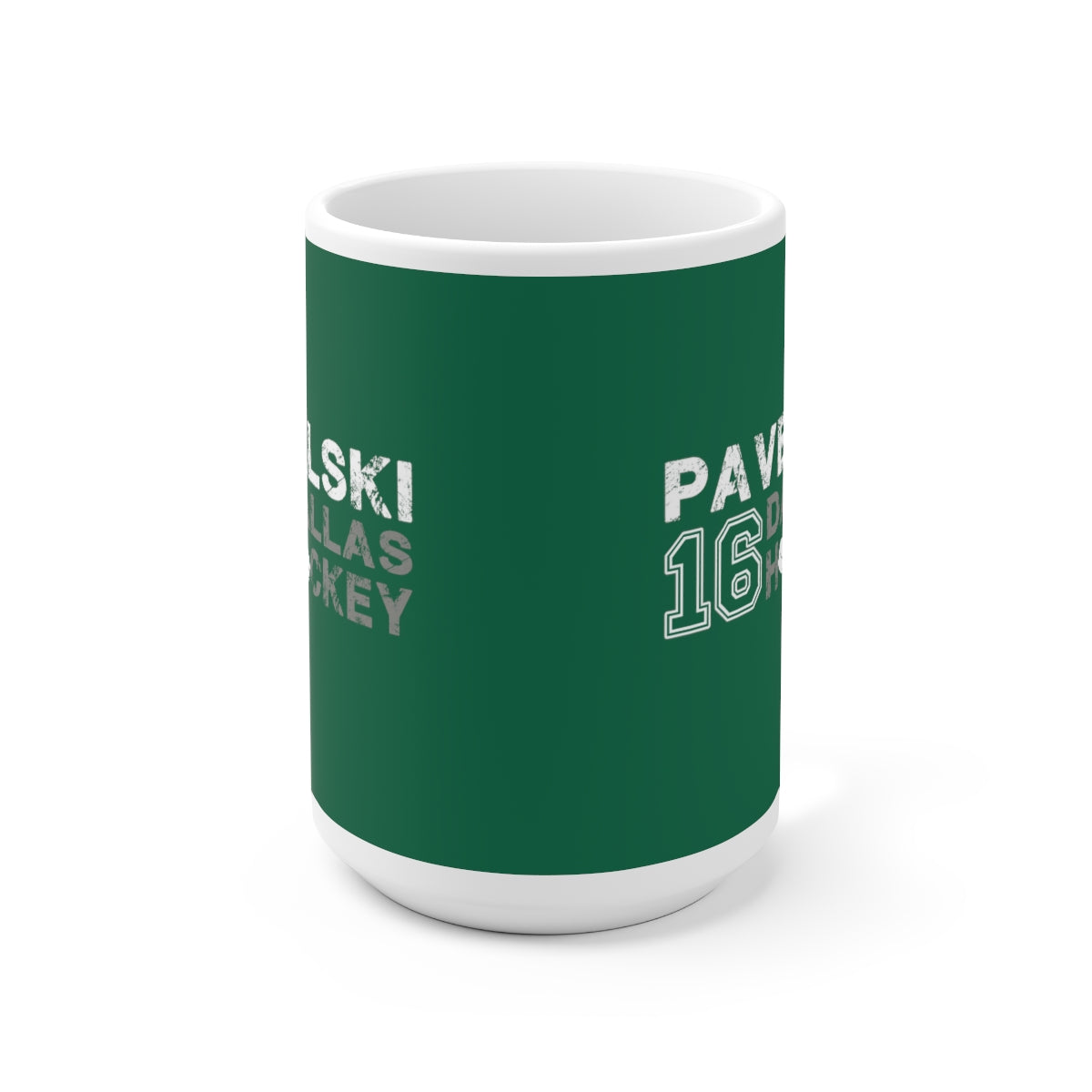 Pavelski 16 Dallas Hockey Ceramic Coffee Mug In Victory Green, 15oz