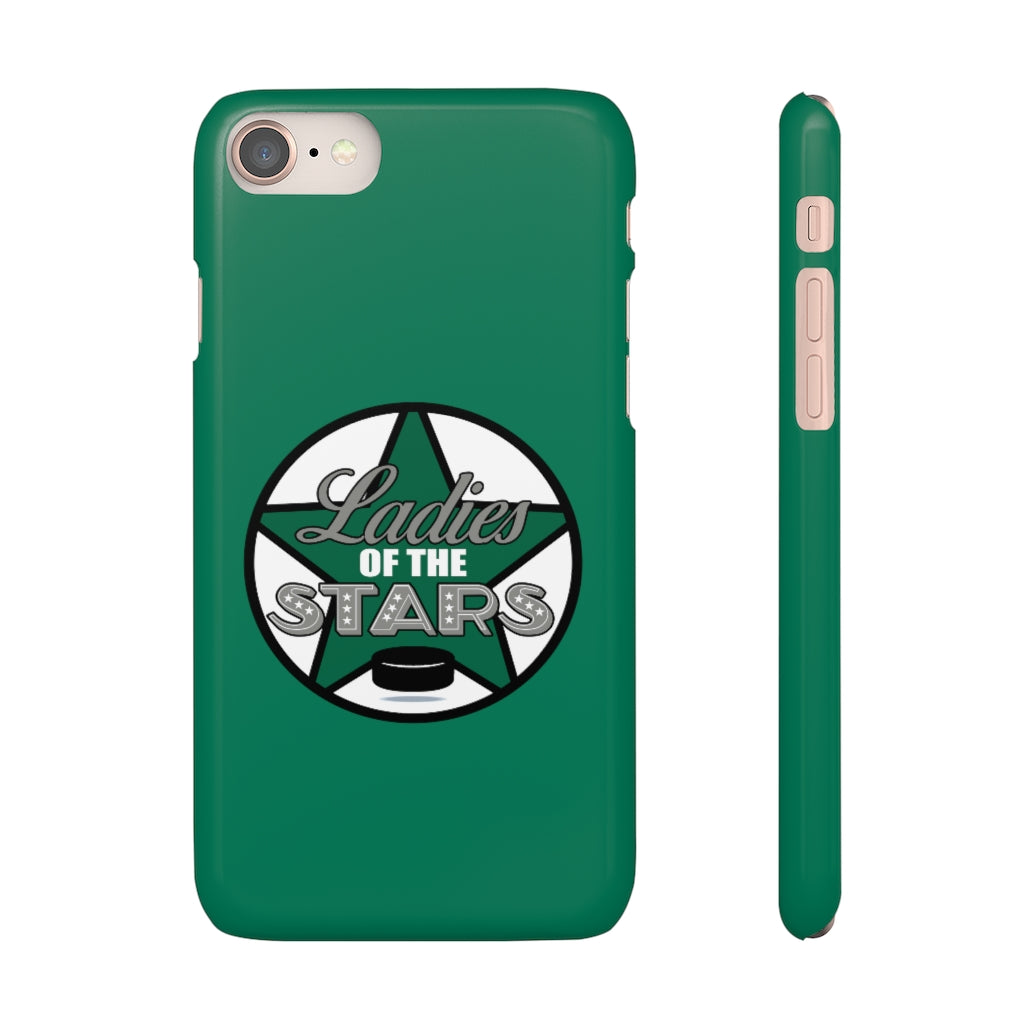 Ladies Of The Stars Snap Phone Cases In Victory Green