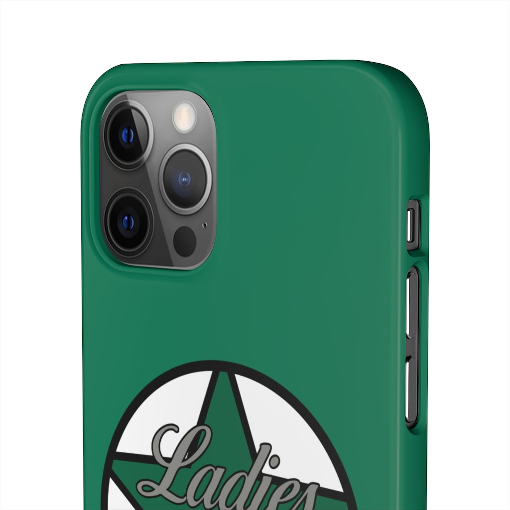 Ladies Of The Stars Snap Phone Cases In Victory Green