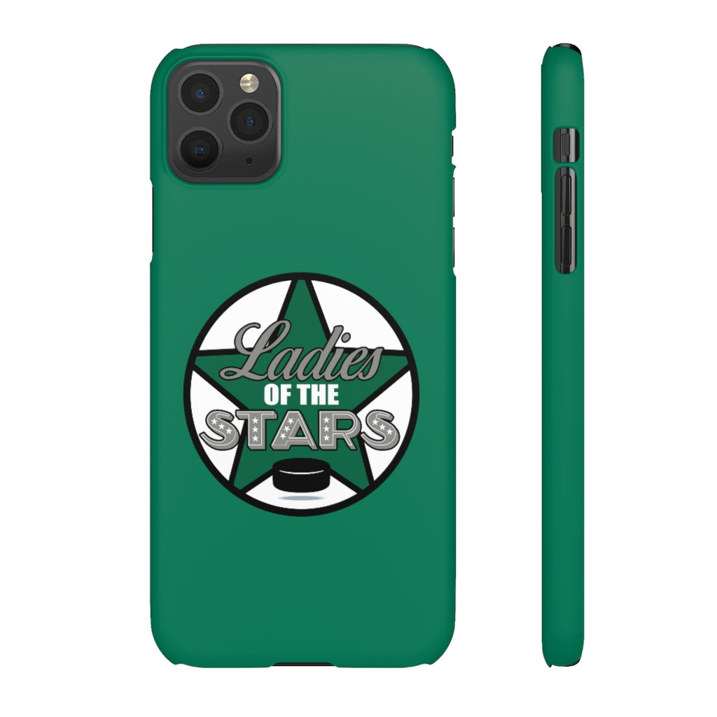 Ladies Of The Stars Snap Phone Cases In Victory Green