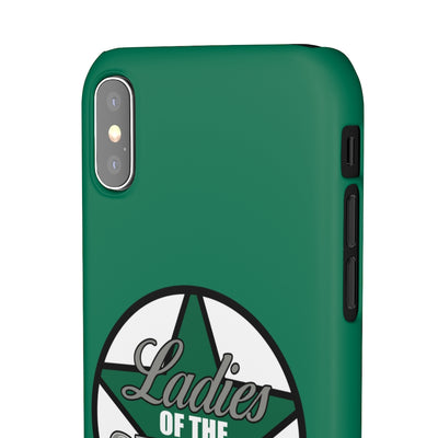 Ladies Of The Stars Snap Phone Cases In Victory Green