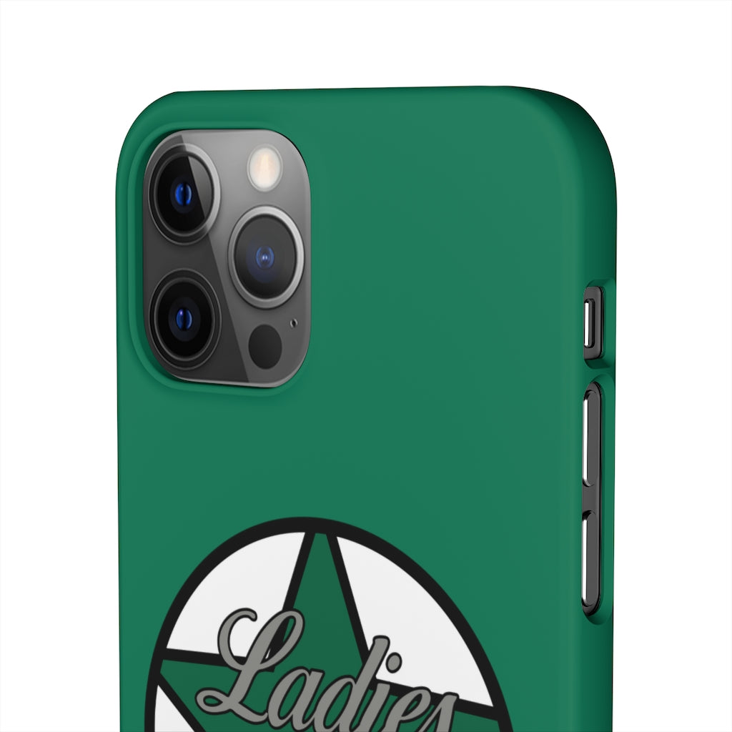 Ladies Of The Stars Snap Phone Cases In Victory Green