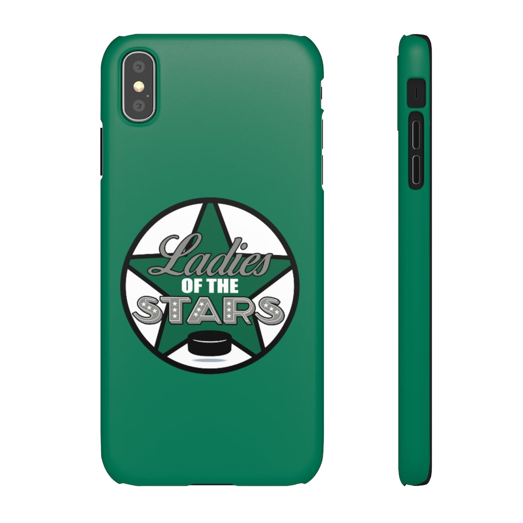 Ladies Of The Stars Snap Phone Cases In Victory Green