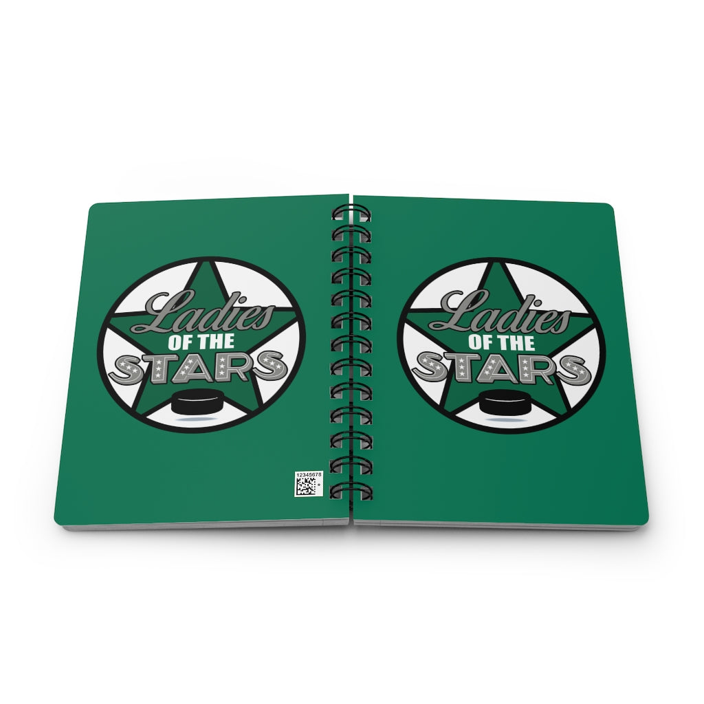 Ladies Of The Stars Spiral Bound Journal In Victory Green