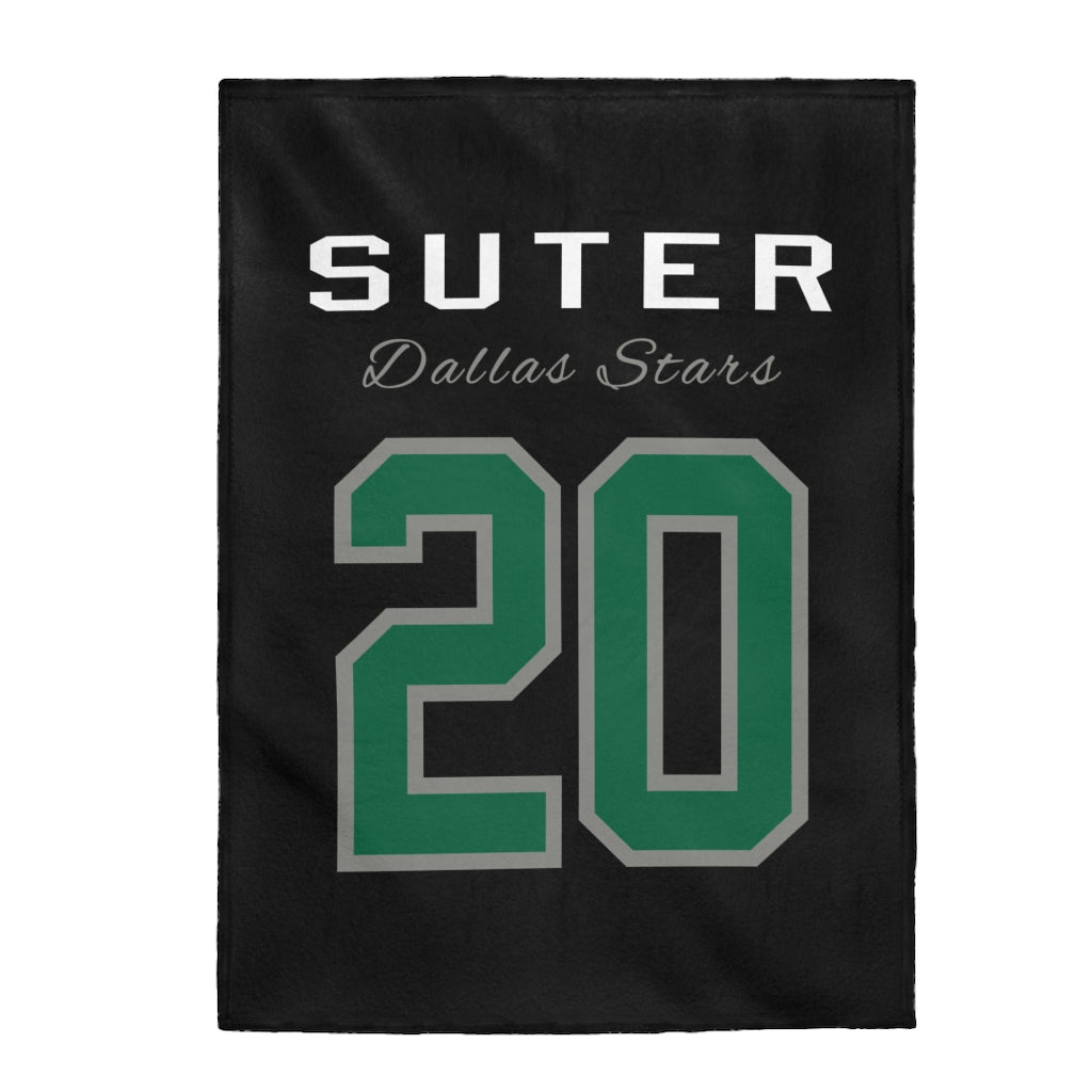 Suter 20 Dallas Stars Velveteen Plush Blanket