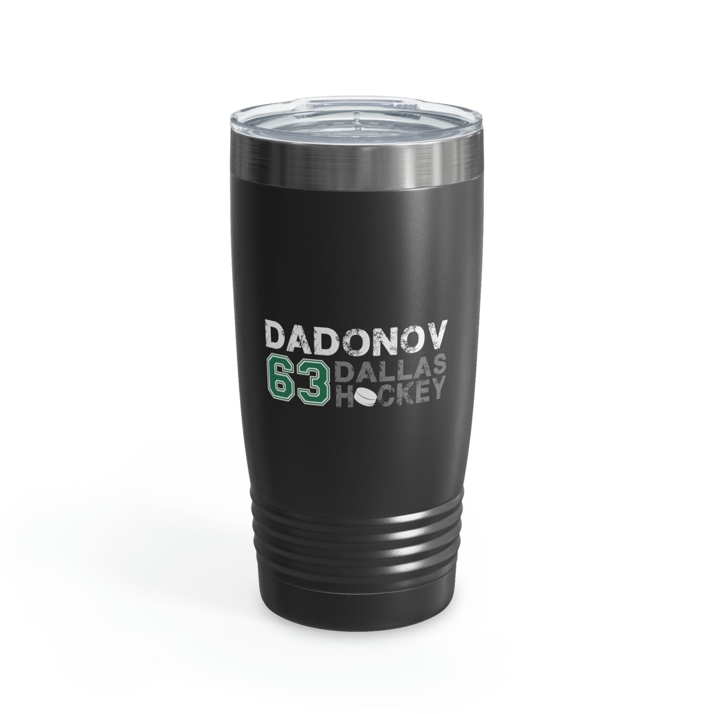 Dadonov 63 Dallas Hockey Ringneck Tumbler, 20 oz